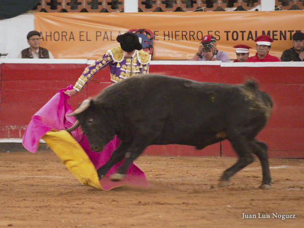 Poco pudo hacer con el capote