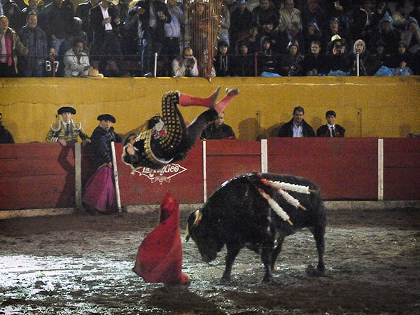 El torero por los aires
