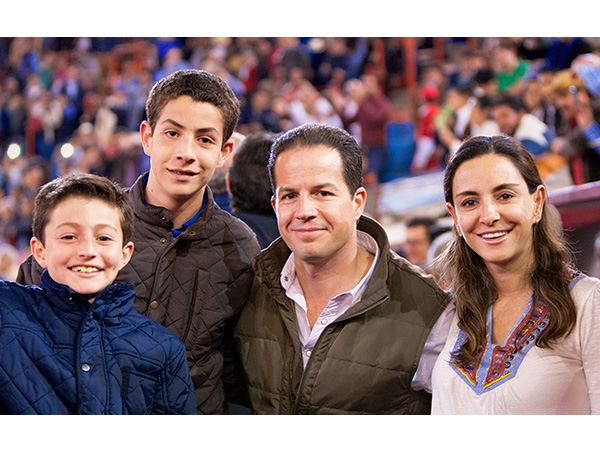 Michel Desdier y familia