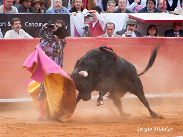Saludando a su primero