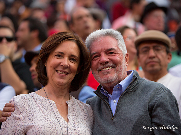 Jos� Marr�n y esposa