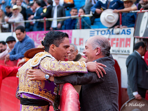 Con el ganadero Javier Sordo