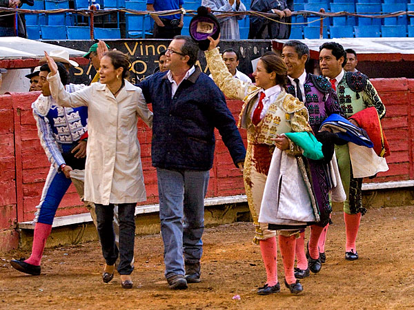 Vuelta al ruedo con el ganadero