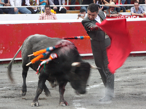 El aficionado C�sar Villanueva