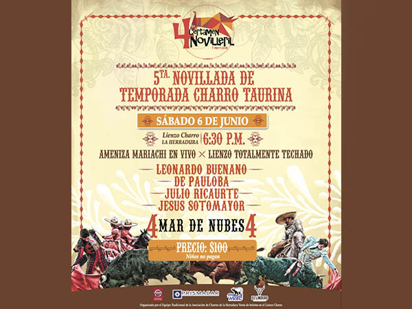 Cartel de la 5a. Novillada