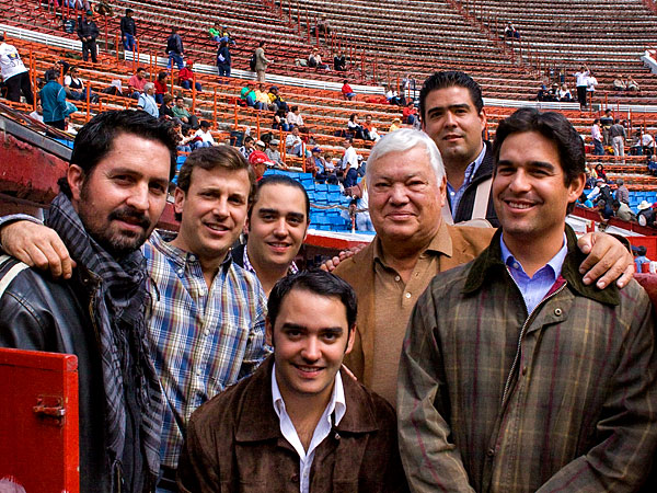 Don Pepe Garfias y familia