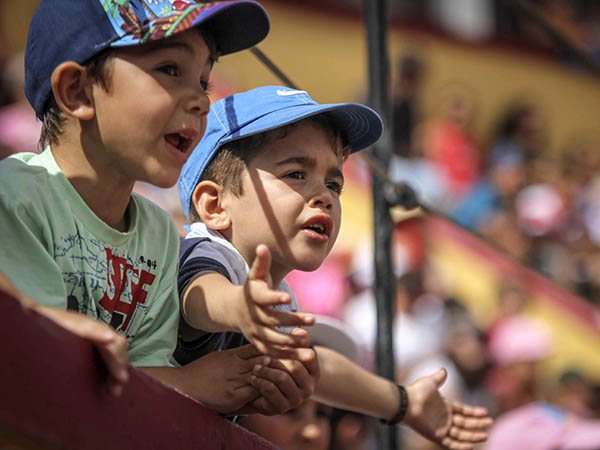 En las barreras de primera
