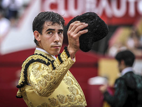 Recogiendo la ovaci�n