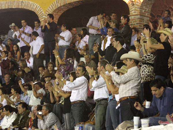 El p�blico, entregado