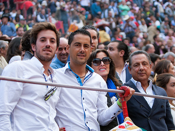 Pepe Huerta y familia