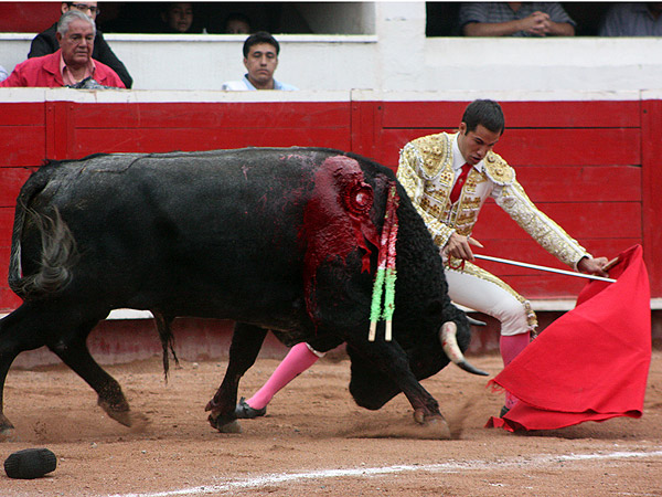 Inciando faena Aldo Orozco