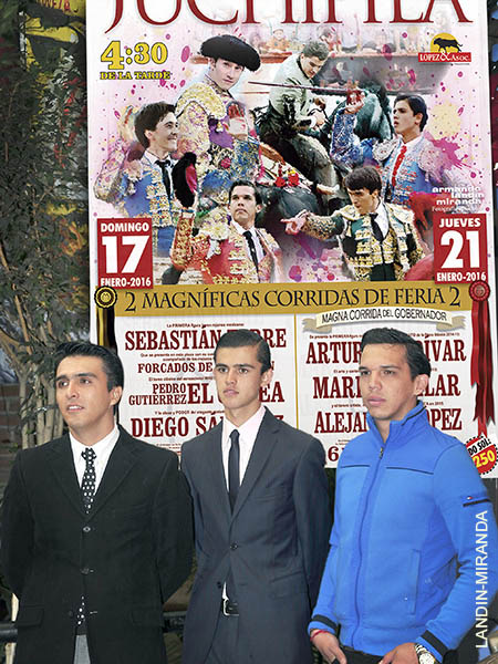 Alejandro, Diego y Mario