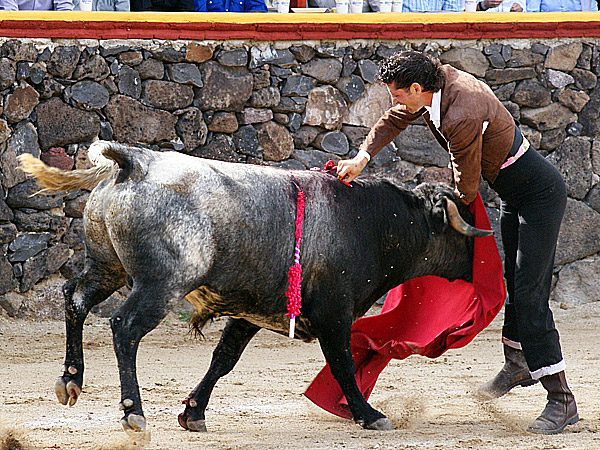 Soberbio el estoconazo