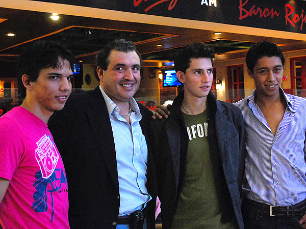 Mario, Julio, Arturo y Sergio