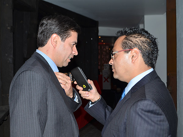 Checo, en entrevista