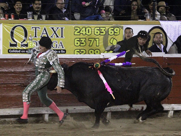 Rafael alcanzado en banderillas