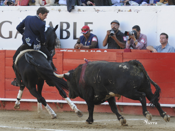 De costado, a dos pistas