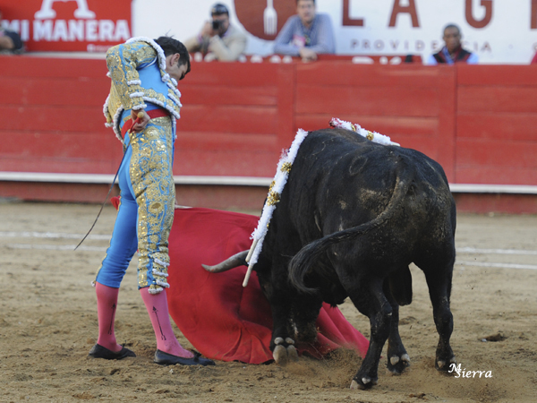 Asentado sobre la arena
