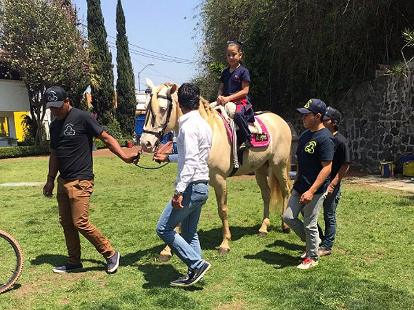 Montando un caballo torero