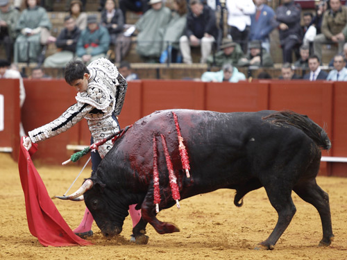 Aguantando, en el de pecho