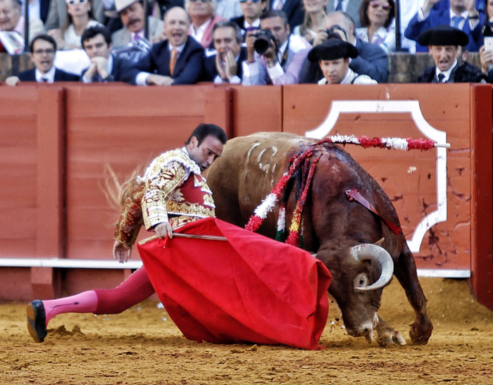 En la parte final de la faena