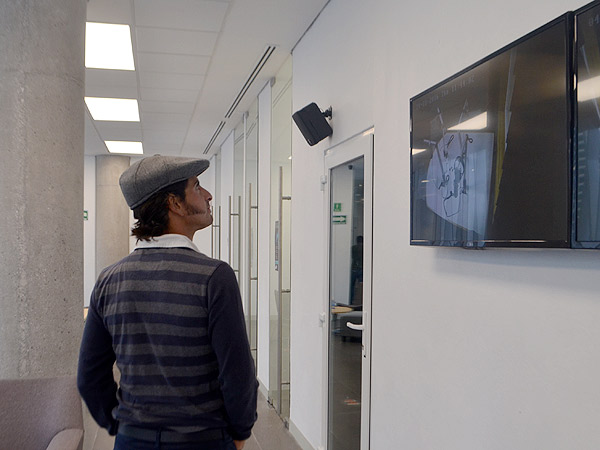 Recorriendo las instalaciones