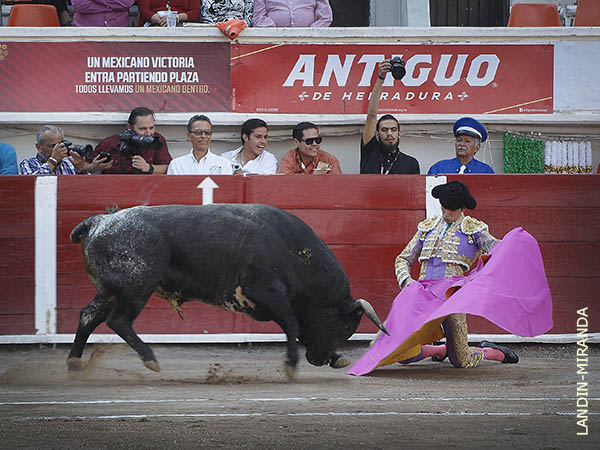 Arturo inicia el festejo