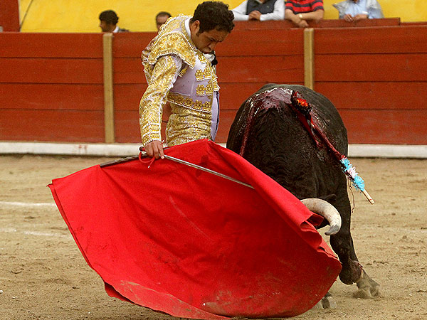 Bien cuadrada la muleta