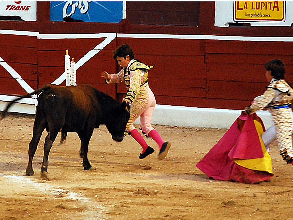 Haci�ndole el quite a su hermano