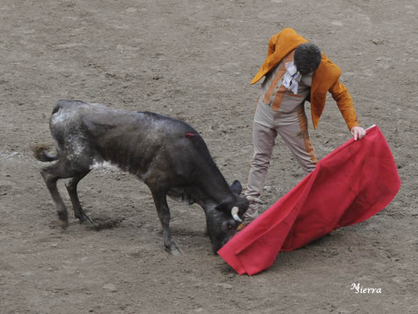 Tirando de la salpicada