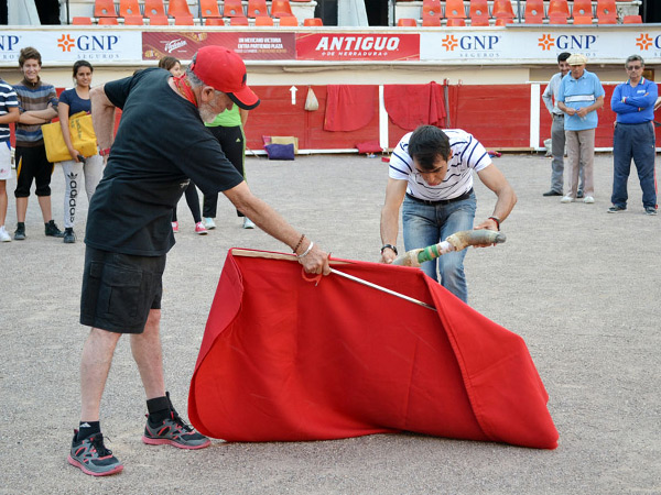 Aficionados de distintas edades