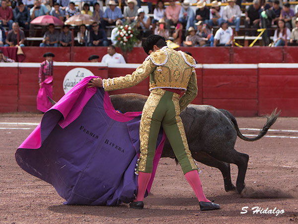 Saludando a su primero