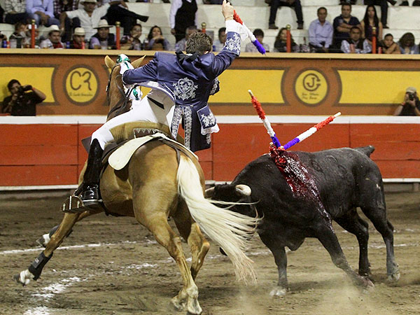 Dejando la banderilla