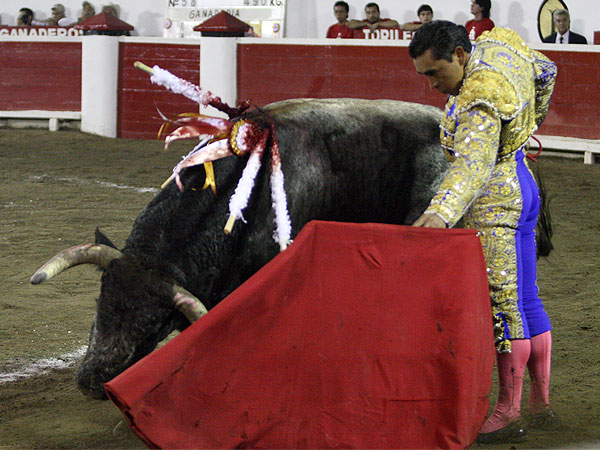 Lo meti� a la muleta