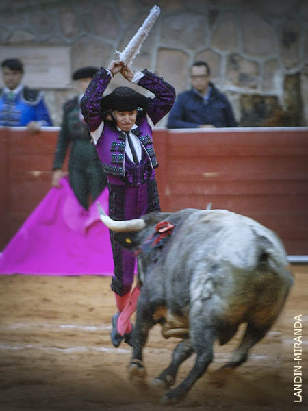 En la cara del c�rdeno