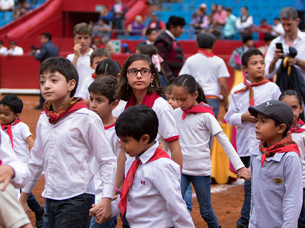 los ni�os exigiendo sus derechos