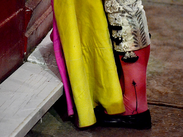 Estribo, capote y espigas