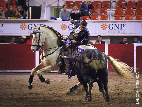 El caballista tir� pa� lante